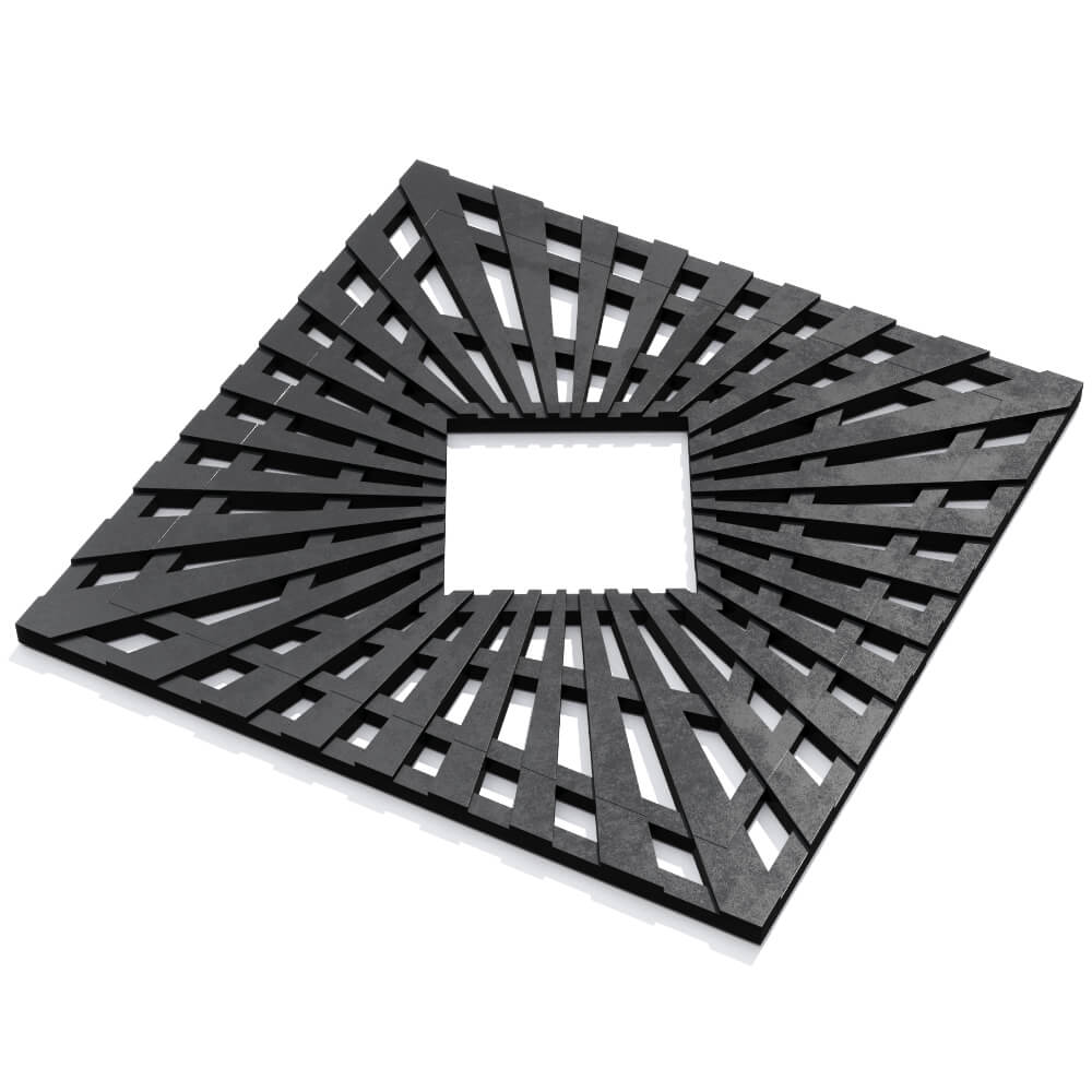 Приствольная решетка для дерева ZKING ATMOSPHERE 1.2х1.2м Черная в Кирово-Чепецке фото