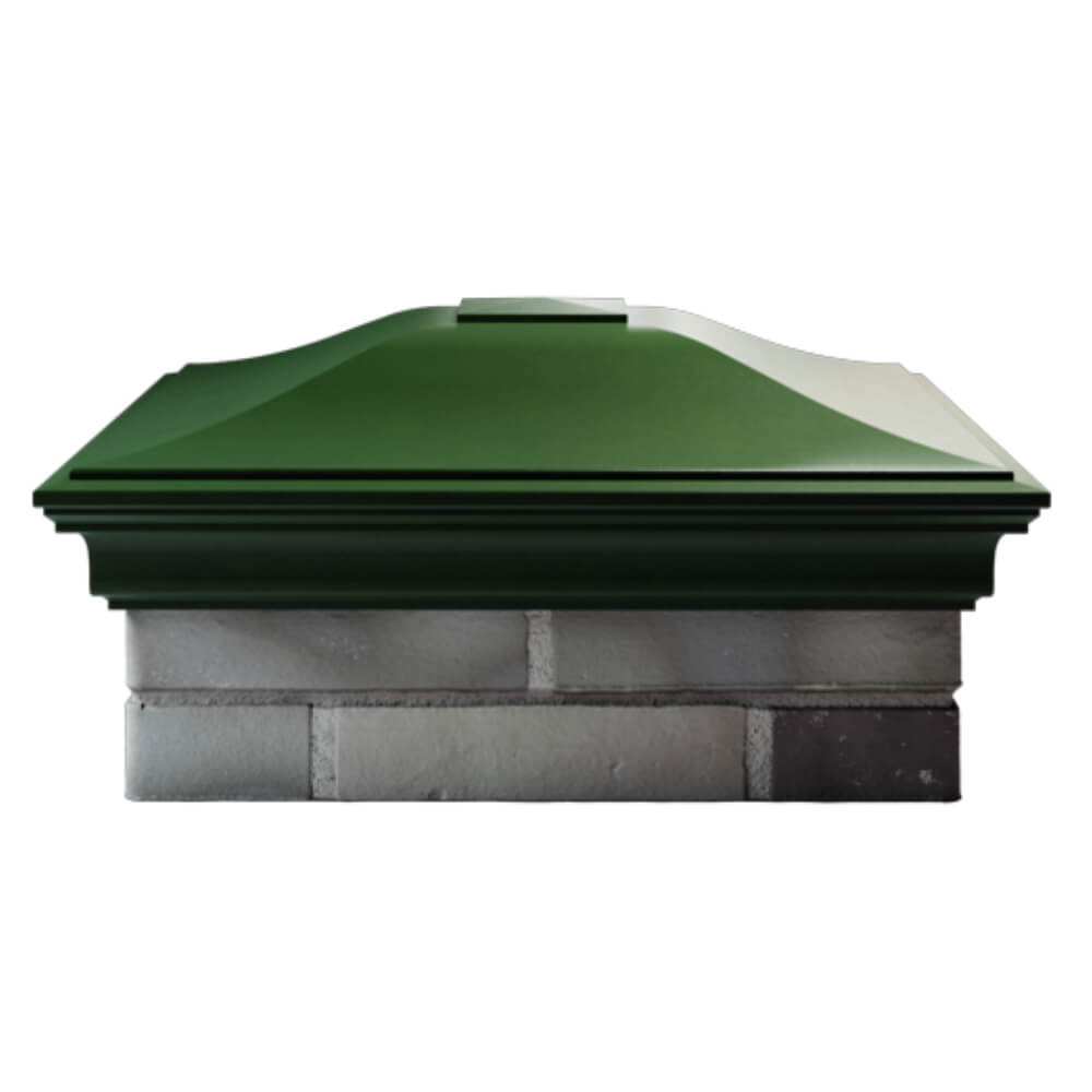 Колпак Zking Монблан Зеленый на столб 2х2 кирпича (515х515мм) в Кирово-Чепецке фото