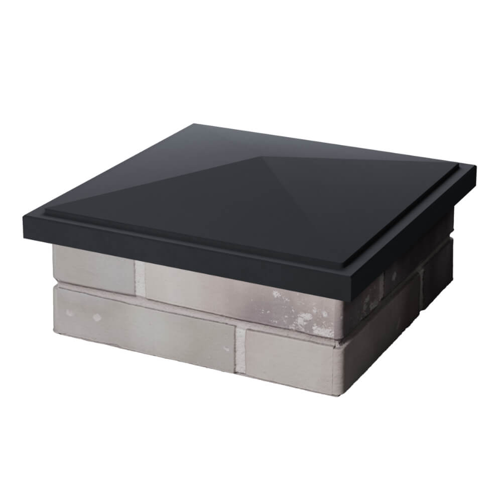 Колпак Zking БонаМоно Серый на столб 1.5х1.5 кирпича (385х385, 400х400мм) в Кирово-Чепецке фото