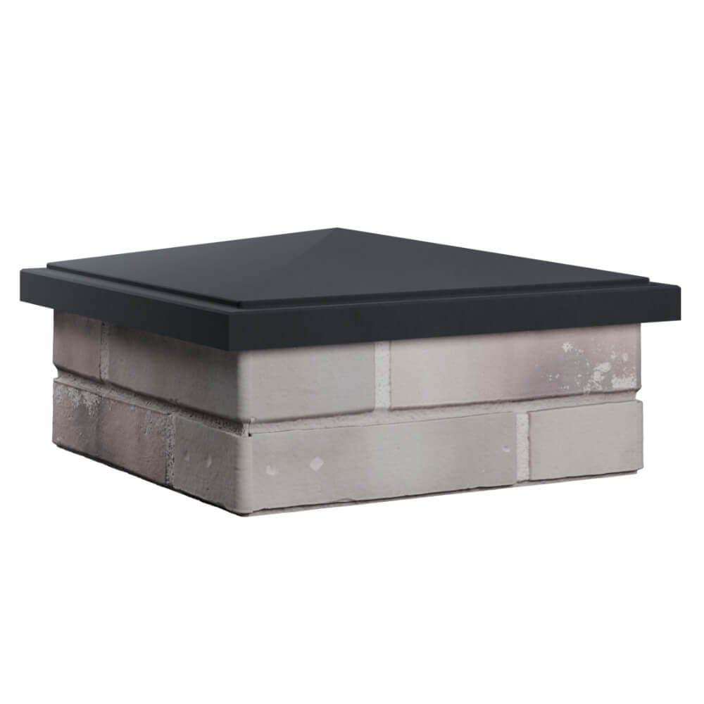 Колпак Zking БонаМоно Серый на столб 1.5х1.5 кирпича (385х385, 400х400мм) в Кирово-Чепецке фото