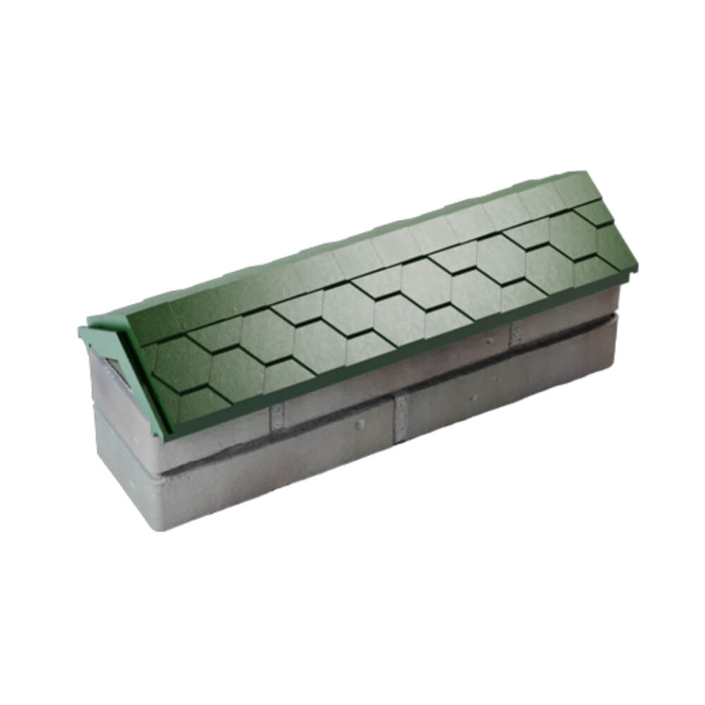 Парапет Zking Эверест Зеленый с посадкой на 0.5 кирпича (130мм) в Кирово-Чепецке фото