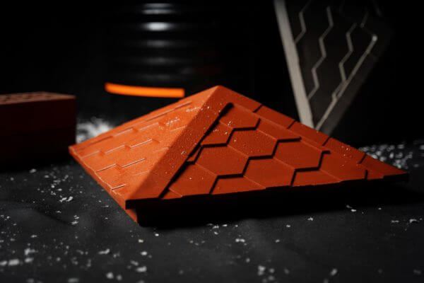 Колпак Zking Эверест Красный на столб 1.5х1.5 кирпича (390х390мм) в Кирово-Чепецке фото