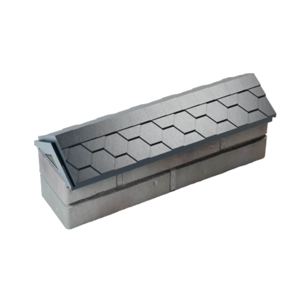 Парапет Zking Эверест Серый с посадкой на 0.5 кирпича (130мм) в Кирово-Чепецке фото